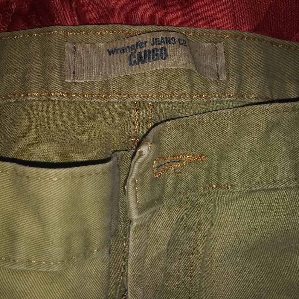 3 pairs used Wrangler cargo pants.